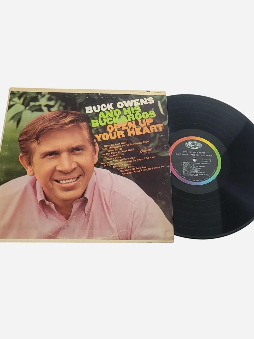 and His Buckaroos 'Open Up Your Heart' Vinyl Album